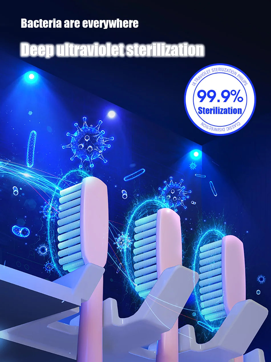 Automatic Solar Energy UV Toothbrush Holder