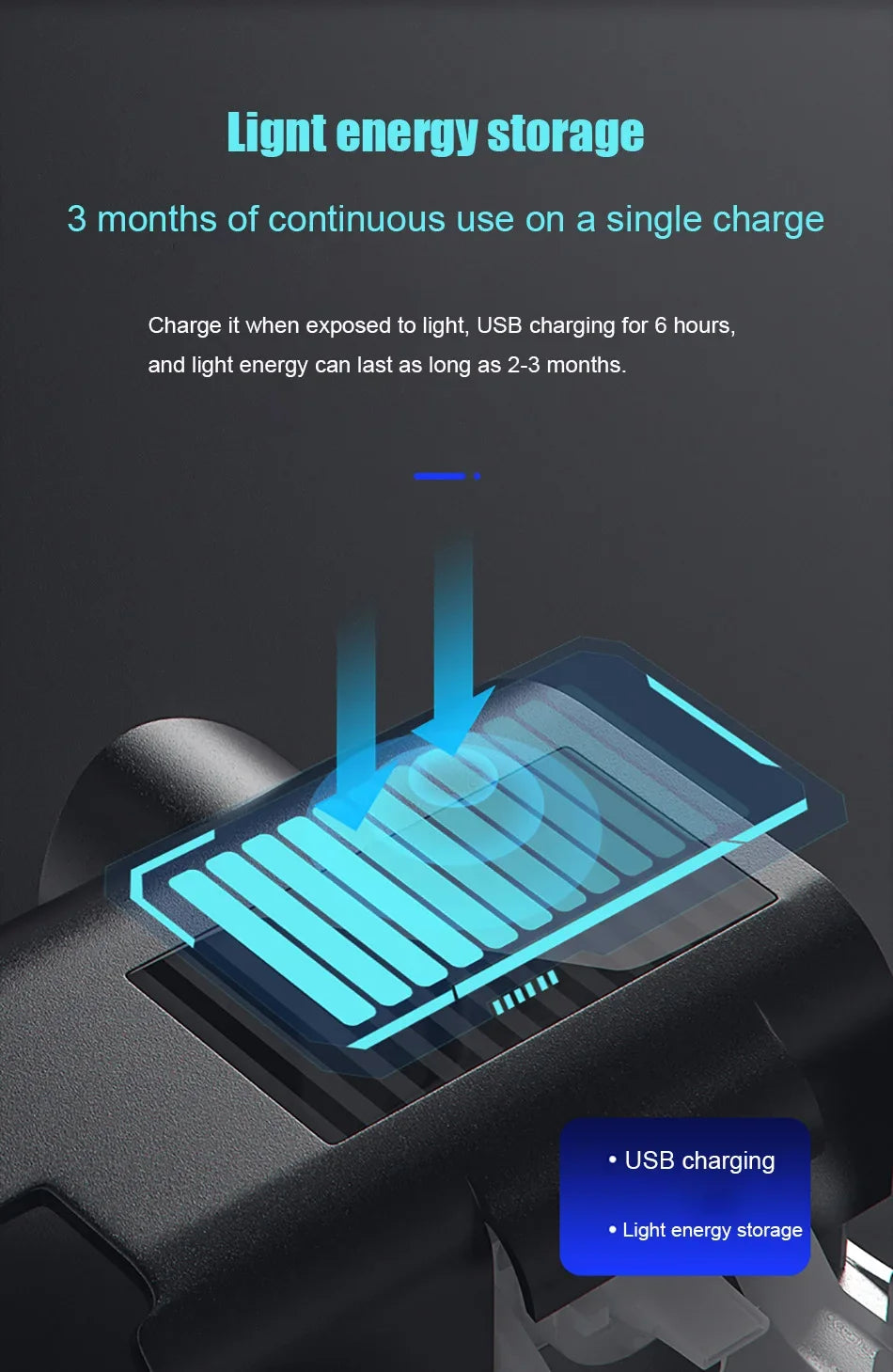 Automatic Solar Energy UV Toothbrush Holder