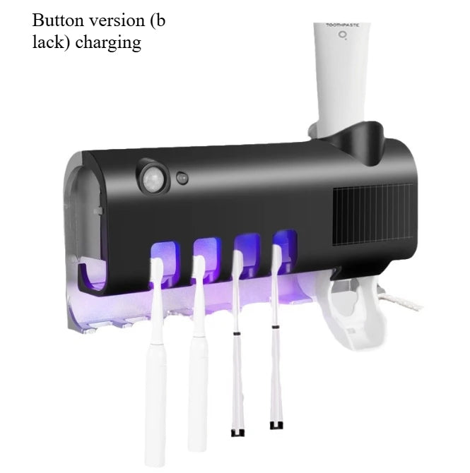 Automatic Solar Energy UV Toothbrush Holder