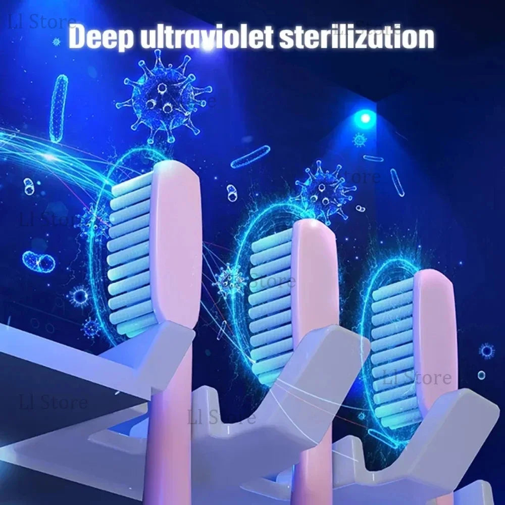 Automatic Solar Energy UV Toothbrush Holder